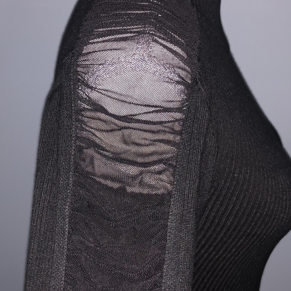 Fashion Nova Laura ribbed mesh bodycon midi dress - Picture 7 of 10